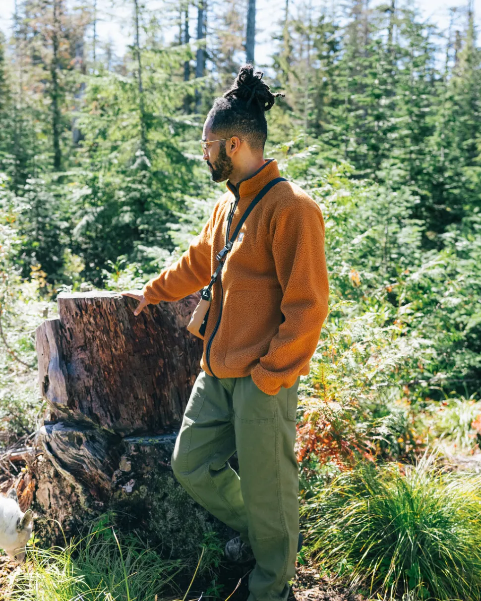 Clearance Passenger Tripper 2.0 Full Zip Recycled Sherpa Fleece Glazed Ginger