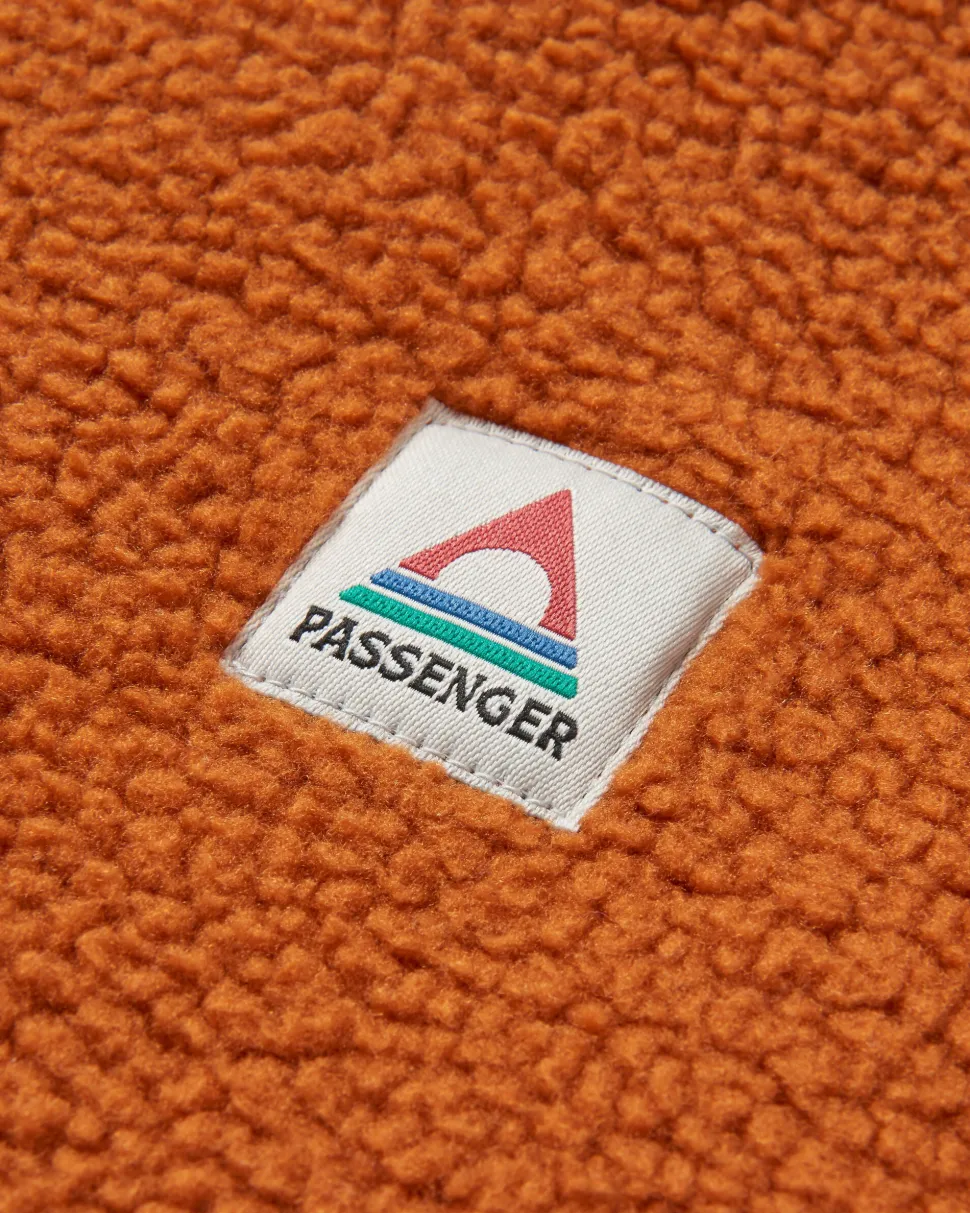 Clearance Passenger Tripper 2.0 Full Zip Recycled Sherpa Fleece Glazed Ginger