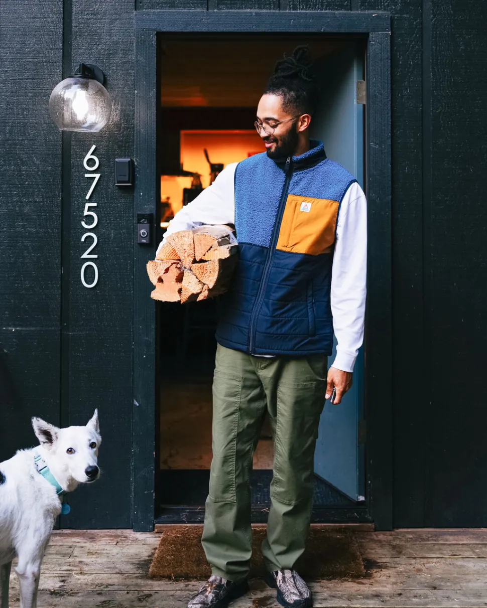 Shop Floris van Bommel Vantage Organic Cotton Canvas Trouser Khaki