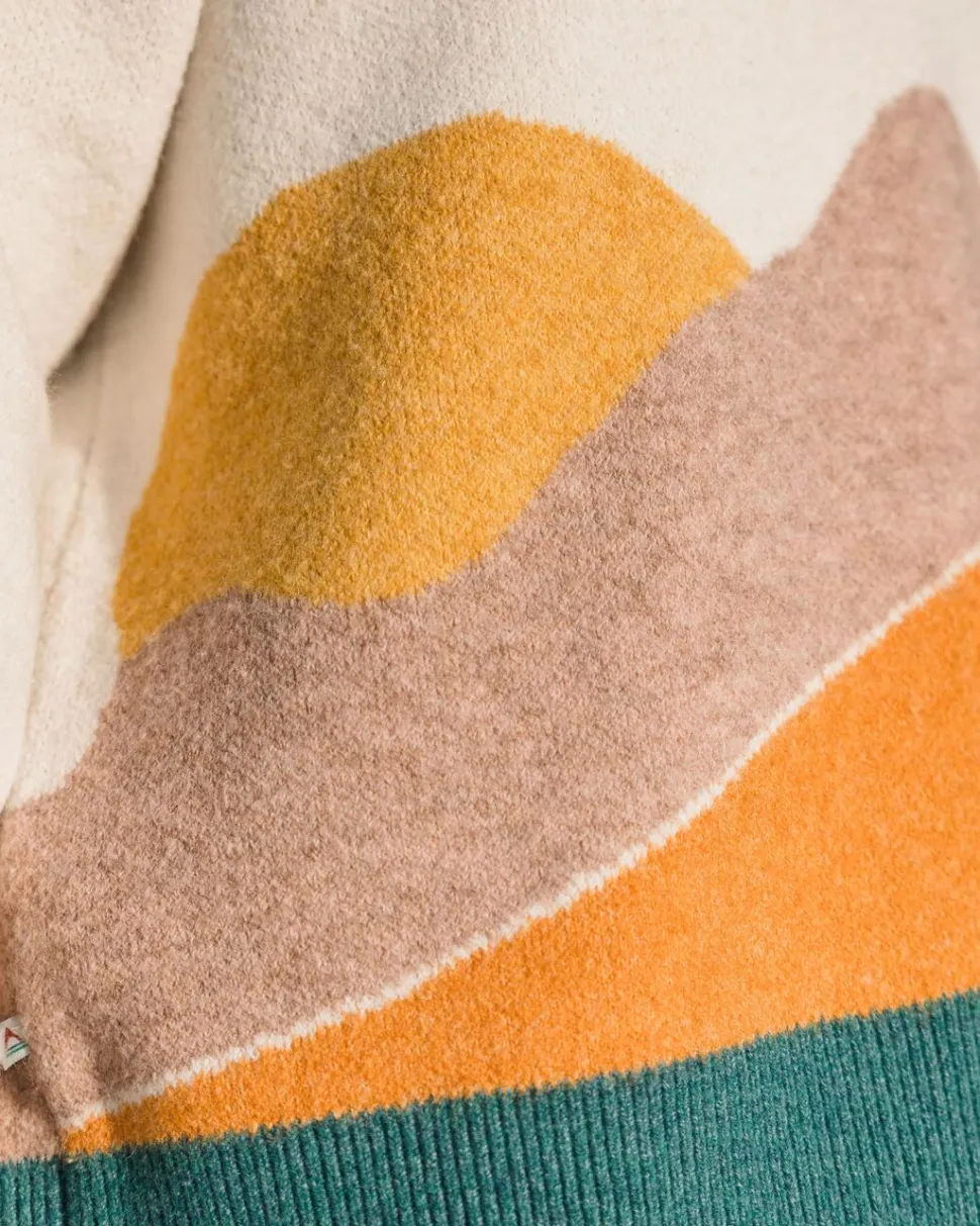 Discount Passenger Vista Recycled Oversized Knitted Jumper Off White