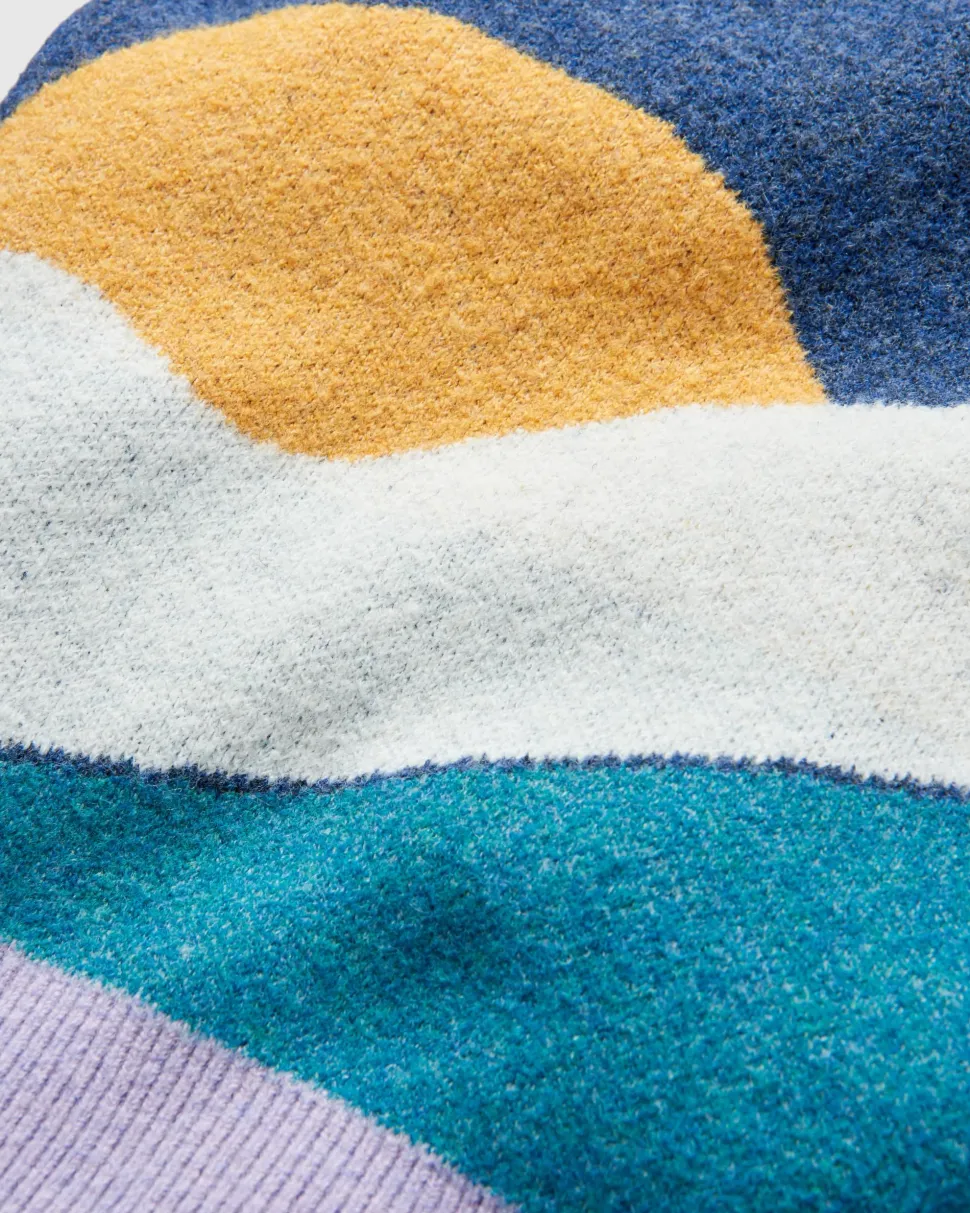 Flash Sale Passenger Vista Recycled Oversized Knitted Jumper Dark Denim