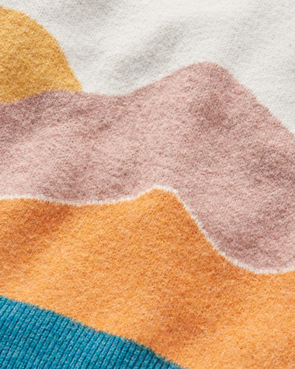 Discount Passenger Vista Recycled Oversized Knitted Jumper Off White