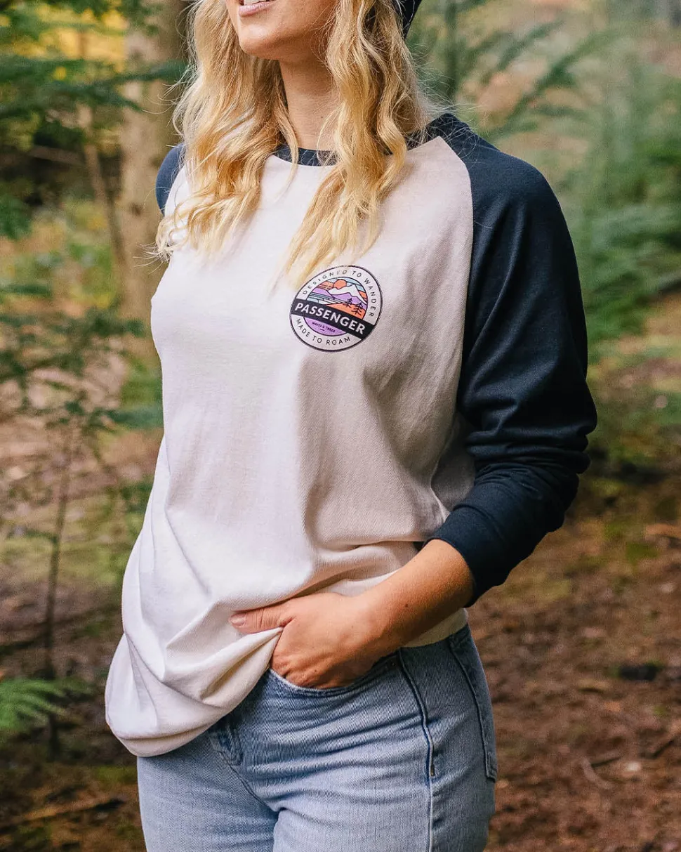 Best Passenger Wilds Recycled Cotton Oversized LS T-Shirt Deep Navy