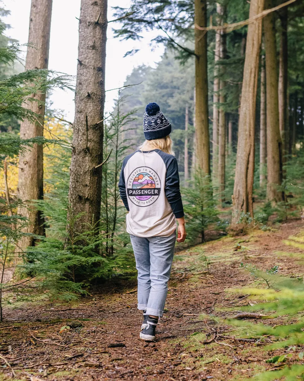 Best Passenger Wilds Recycled Cotton Oversized LS T-Shirt Deep Navy