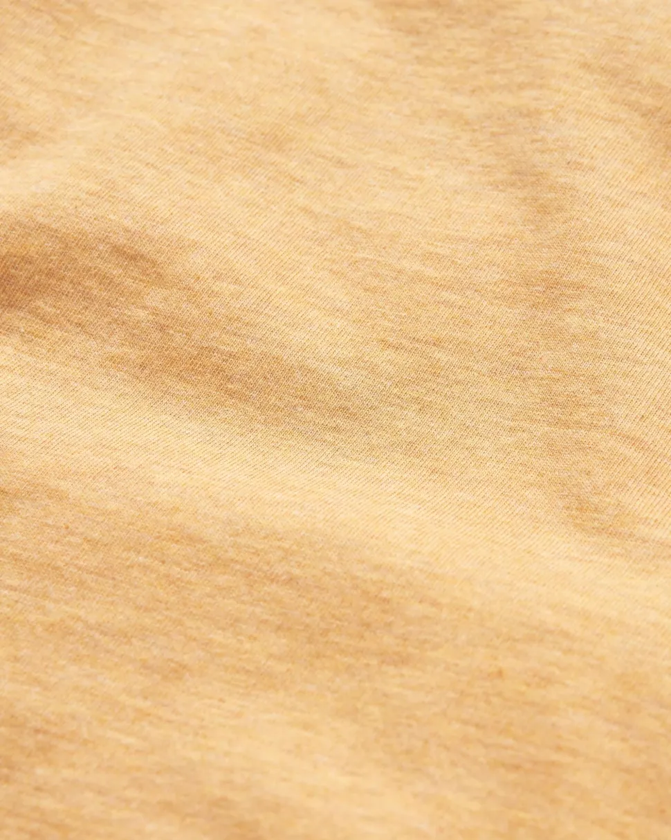 Online Passenger Yuca Organic Cotton T-Shirt Dusty Ochre Marl