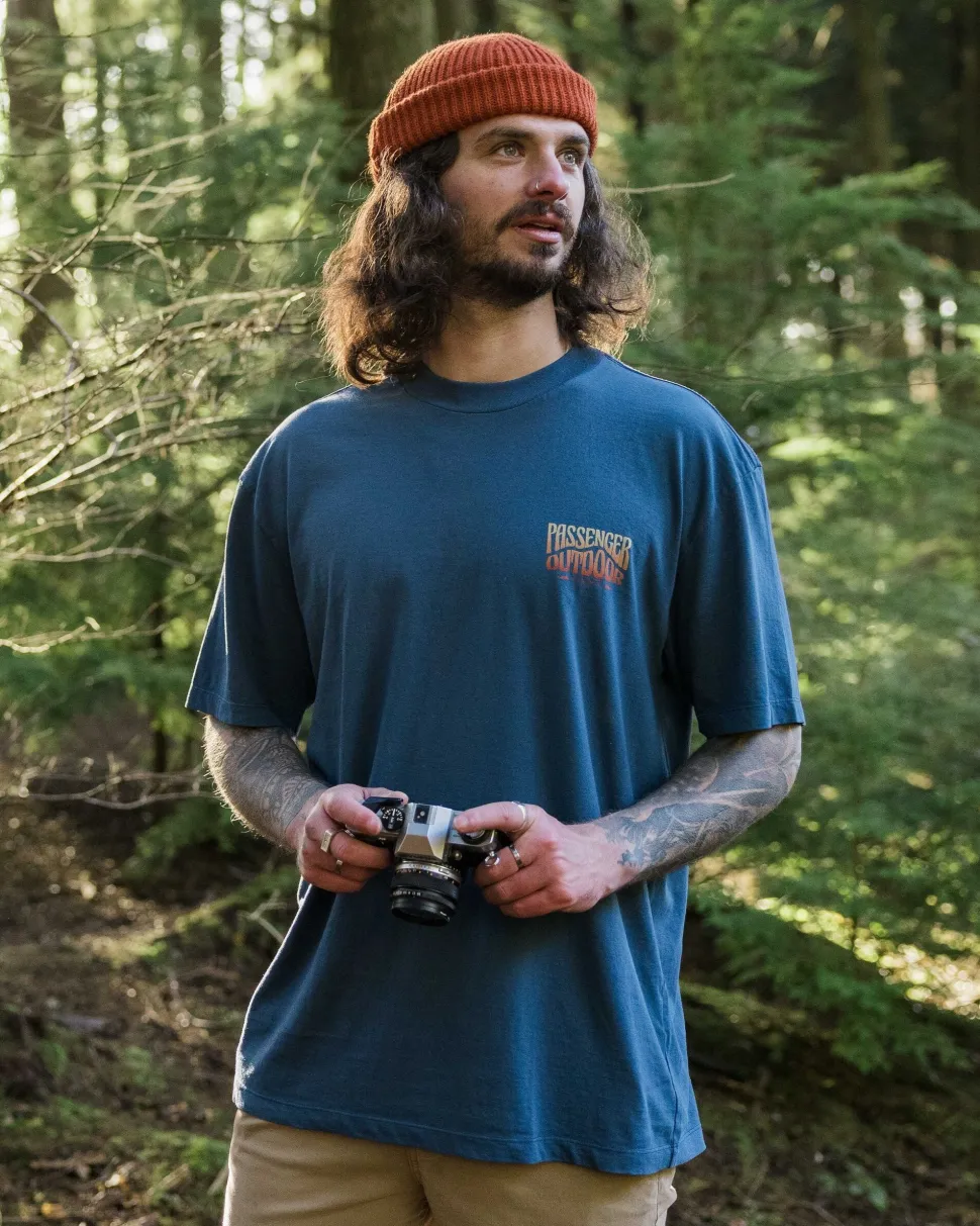 Best Passenger Yuca Recycled Relaxed Fit T-Shirt Dark Denim